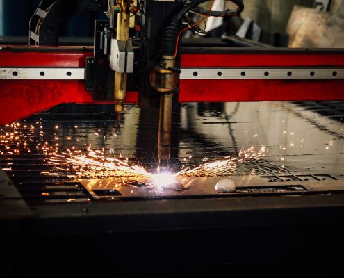 cnc plate processing rig